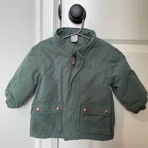 Kids H&M Green Utility Jacket, 9-12mos